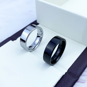 KV镜面钨金戒指情侣时尚个性特色定制单身男女指环可免费刻字