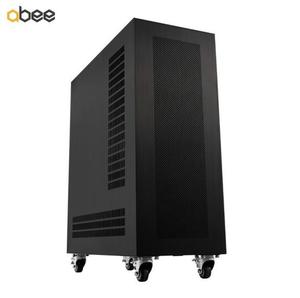 abee DesignerC990H黑全塔电脑机箱10槽位PCI/E万向滚轮/全铝机壳