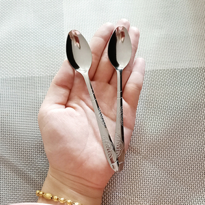 调料勺子小勺厨房长柄勺商用匙小迷小不锈钢勺子家用不锈钢