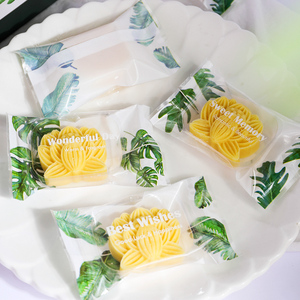 绿豆糕包装袋机封透明含托冰糕包装盒布朗尼袋子凤梨酥雪花酥盒子