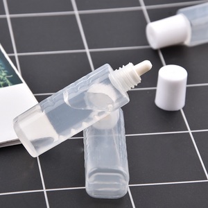 透明便携护理液分装小瓶子美瞳护理花纹瓶子塑料隐形眼镜盒配件