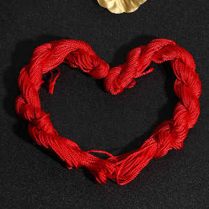 婚庆用品结婚红头绳扎发红线新娘红绳头饰上头红色扎绳婚礼月老绳