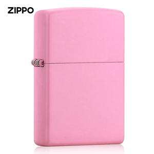 美国ZIPPO防风打火机正版防风煤油zppo 哑漆系列专柜正品粉色黑色
