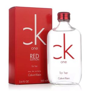 CKone凯文克莱Red燃情女士香水现货正品中性淡香水夏日限量版香水