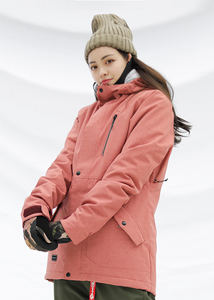 Volcom1920新款滑雪衣服女款户外西瓜红防风水透气保暖海淘现货发