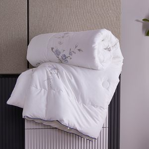 香港微网希美家纺新款全棉法式纯棉印花保暖冬被芯单人双人床被子