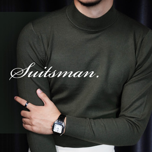 SUITSMAN丨打底之王！半高领超细腻针织衫男士秋冬百搭毛衣保暖