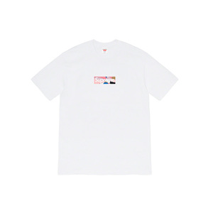 Supreme 21ss Box Logo Tee 联名款撞色Bogo短袖男圆领印花T恤女