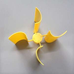 叶片风扇微型模型制件风力螺旋桨叶DIY风叶配件式垂直发电机家用