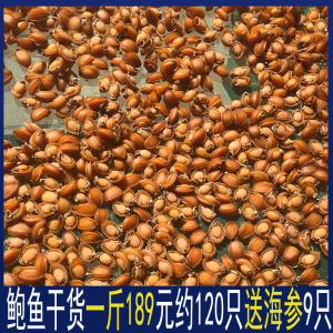 送海参鲍鱼干一斤500g120头佛跳墙原材料小鲍鱼干海鲜干礼盒装