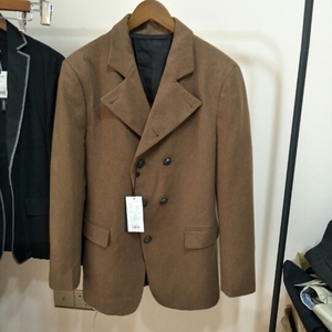 上海NQ 诺奇大衣男装 60%羊毛呢子中长款双排扣外套上衣百