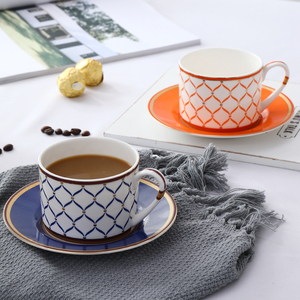 欧式骨瓷咖啡杯家用红茶英式杯碟套装定制情侣单个陶瓷会所杯子
