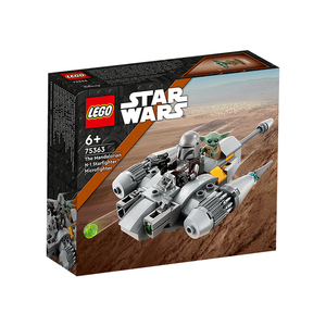正品LEGO乐高星战 75363曼达洛人N-1型星际迷你战机 拼插积木玩具