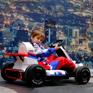 儿童电动卡丁车玩具汽车可坐大人四轮宝宝男女小孩网红赛车子童车