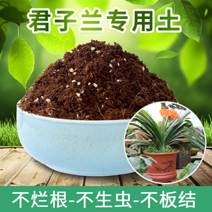 君子兰盆专用土养花种植土通用型营养土椰砖花土家用土壤种花盆栽
