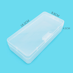 卡扣PP空盒 透明塑料盒可放手机 长方形有盖包装收纳盒电子零件盒
