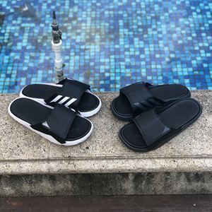 2019夏款阿迪达斯男沙滩游泳运动缓震休闲拖鞋F35588  F35587