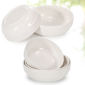 凯柏雅密胺仿瓷碗餐厅塑料白色汤碗粥碗韩式餐具米饭碗拉面碗商用