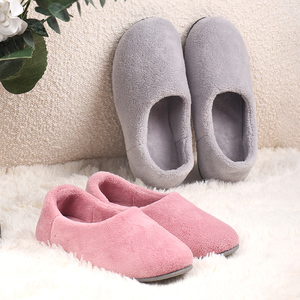 棉拖鞋女包跟冬季新款保暖厚底室内月子防滑包根居家绒面