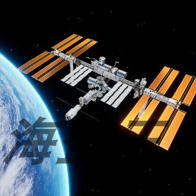 ISS INTERNATIONAL SPACE STATION 地球轨道国际空间站 虚幻5 UE4