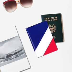韩国Lucalab亮面国旗短款护照夹 男女手拿便携多功能证件套护照套