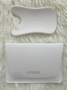 日本专柜Ayura新版脸部面部头部刮痧板按摩陶瓷板