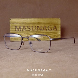 现货 MASUNAGA增永眼镜 LEX 日本男女款金属超轻光学近视眼镜框架