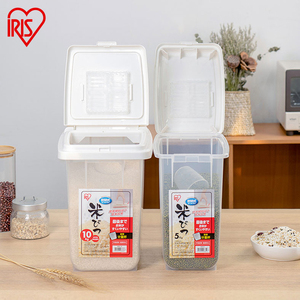 日本IRIS爱丽思米桶面粉粗粮容器缸防潮防虫密封储物爱丽丝收纳箱
