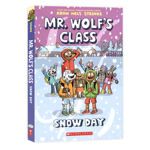 老狼先生的教室5 英文原版漫画 Mr Wolf's Class 5 Snow Day 学乐全彩漫画桥梁章节书幽默爆笑校园趣事儿童文学