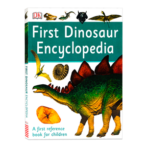 DK我的第一本恐龙百科全书  First Dinosaur Encyclopedia 英文原版 恐龙图解认知启蒙 First Reference 儿童百科科普图书