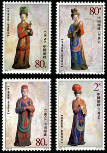 【枫桥邮社】2003-15 晋祠彩塑特种邮票