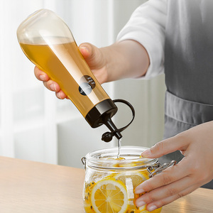 日本进口蜂蜜分装瓶蜂蜜罐挤酱瓶厨房番茄酱沙拉酱挤压瓶防漏塑料