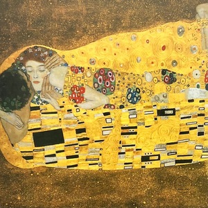 「SHUNA」亲吻与爱的风景 Klimt克里姆特 名画原版明信片现货