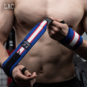 LAC力量举加压健身护腕男举重训练护手腕扭伤绷带运动护具助力带