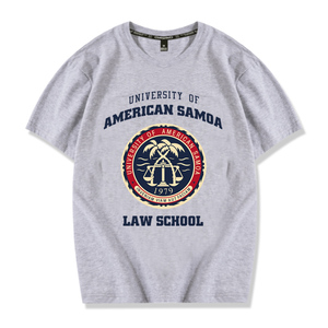 风骚律师周边古德曼同款萨摩亚法律学院大学samoa短袖T恤衣服体恤