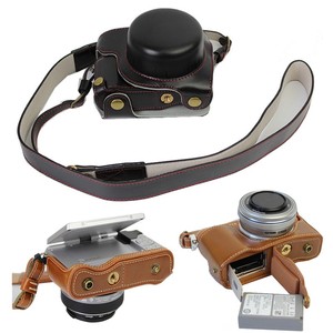 适用奥林巴斯微单相机包E-PL8 EPL7皮套单肩EPL10保护套文艺E-PL9