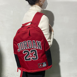 Jordan双肩背包学生书包耐克正品大容量aj休闲潮流男旅行包运动包
