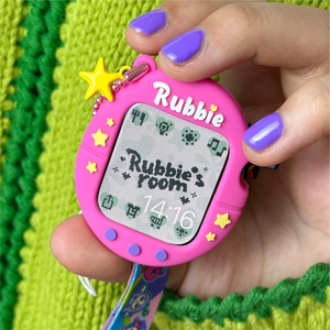Rubbie原创·电子宠物硅胶表壳iwatch9全包软保护游戏机造型可爱