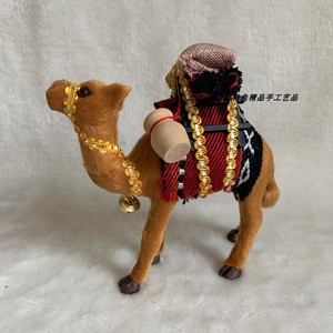 仿真皮毛动物骆驼模型工艺装饰品摆件标本教材用具拍照写生道具