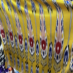 新疆民族特色维吾尔族面料艾特莱斯仿真丝1.5米宽度服装装饰布料