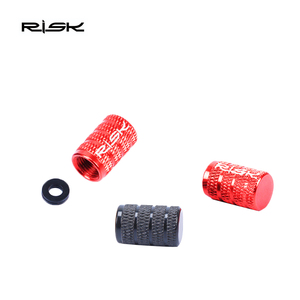 RISK自行车美式轮胎气嘴帽气门帽美利达通用铝合金个性车轮气门盖