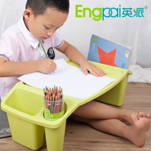 早教桌儿童床上小书桌塑料玩具桌宝宝学习桌多功能写字桌吃饭餐桌