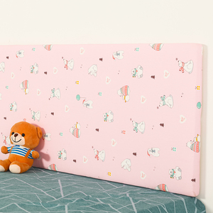 宝宝床围软包床上贴墙壁自粘婴儿防撞头软垫纯棉安全卧室床边围栏