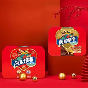 阿尔卑斯新年糖果礼盒硬糖巧克溢伴手礼喜糖散糖婚庆节日礼物零食
