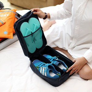 泰国出国旅游装备收纳袋洗漱包男出差便携创意3双鞋旅行用品神器
