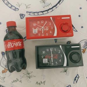 正品日本精工SEIKO可口可乐系列闹钟挂钟液晶钟静音卧室客厅钟表