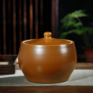 景德镇陶瓷米缸10/20/30斤面粉桶家用带盖油缸大容量储物罐茶饼罐