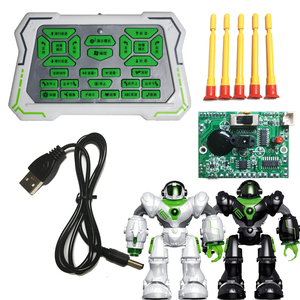 儿童玩具盈佳战警机器人新威尔5088遥控器子弹 电池USB充电线配件