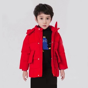 安奈儿童装男小童冬装带帽中长款羽绒服外套大衣XB045600正品特价