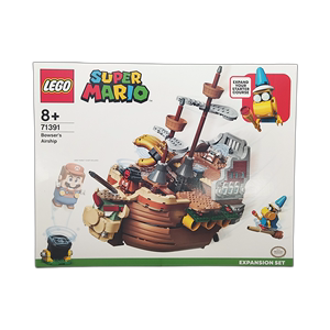 LEGO乐高马里奥71391酷霸王的飞行战舰扩展关卡儿童益智拼装积木